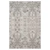 Summertime Ivory & Gray Geometric Ornamental Outdoor Area Rug, (6.7' X 9.4')