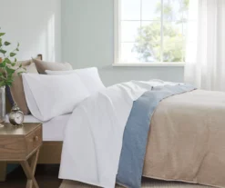 White 600-Thread Count Pima Cotton King 4-Piece Sheet Set 16 White 600-Thread Count Pima Cotton King 4-Piece Sheet Set -Household Items Sale 810595715 810595712 810595716 810595717 A1 3