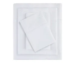 White 600-Thread Count Pima Cotton King 4-Piece Sheet Set 17 White 600-Thread Count Pima Cotton King 4-Piece Sheet Set -Household Items Sale 810595715 810595712 810595716 810595717 X0 4