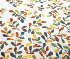 Lush Decor White & Multi-Color Boho Leaf Reversible Quilt Set 29 Lush Decor White & Multi-Color Boho Leaf Reversible Quilt Set -Household Items Sale 810596013 3