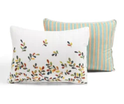 Lush Decor White & Multi-Color Boho Leaf Reversible Quilt Set 33 Lush Decor White & Multi-Color Boho Leaf Reversible Quilt Set -Household Items Sale 810596013 7