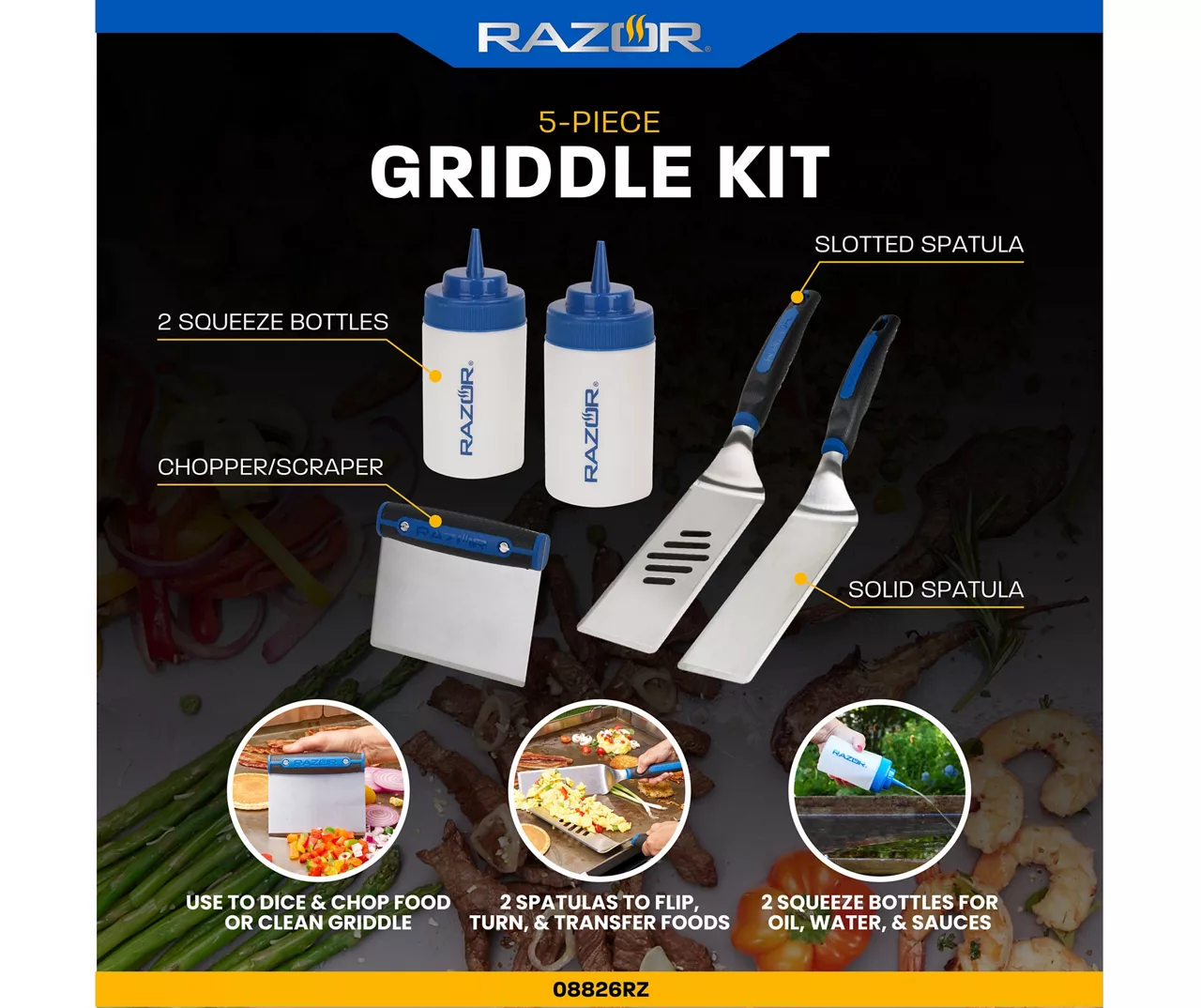 RAZOR 5-Piece Basic Griddle Kit 9 RAZOR 5-Piece Basic Griddle Kit - Image 7