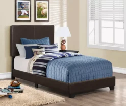 Monarch Faux Leather Twin Bed 17 Monarch Faux Leather Twin Bed -Household Items Sale 810598496 B0