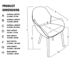 Glitzhome Mid-Century Modern Faux Leather Dining Chairs, 2-Pack -Household Items Sale 810598714 A0 6 1