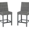 45.1" Palazzo All-Weather Wicker Patio Bar Stools, 2-Pack 1 45.1" Palazzo All-Weather Wicker Patio Bar Stools, 2-Pack -Household Items Sale 810599418 8