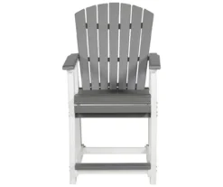 Transville Gray & White Wood Look Patio Counter Bar Stools, 2-Pack -Household Items Sale 810599461 4