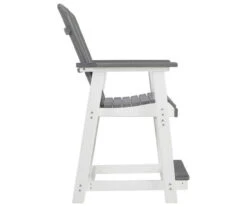 Transville Gray & White Wood Look Patio Counter Bar Stools, 2-Pack -Household Items Sale 810599461 5