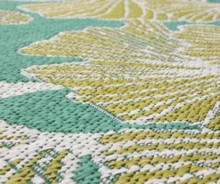 Mohawk Treasured Garden Lime Green & Turquoise Botanical Outdoor Area Rug -Household Items Sale 810600346 A8 3