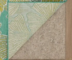 Mohawk Treasured Garden Lime Green & Turquoise Botanical Outdoor Area Rug -Household Items Sale 810600348 A8 2