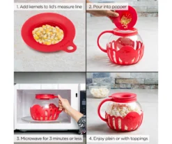 Ecolution Micro-Pop Red Microwave Popcorn Popper, 3 Quarts 16 Ecolution Micro-Pop Red Microwave Popcorn Popper, 3 Quarts -Household Items Sale 810602464 A7 7