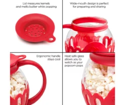 Ecolution Micro-Pop Red Microwave Popcorn Popper, 3 Quarts 15 Ecolution Micro-Pop Red Microwave Popcorn Popper, 3 Quarts -Household Items Sale 810602464 F8 3