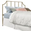 International Lux Satin Gold Queen Metal Headboard 1 International Lux Satin Gold Queen Metal Headboard -Household Items Sale 810604240 A0