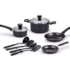 Black Non-Stick 10-Piece Cookware Set -Household Items Sale 810604548 A0 1