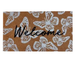 Melville Aspen White & Navy Stripe 2-Piece Layering Accent Rug & Mat Set -Household Items Sale 810610156 A0 3