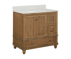 DHP Atwater Living Jazmyn Bathroom Vanity With White Sink -Household Items Sale 810610487 A0 1