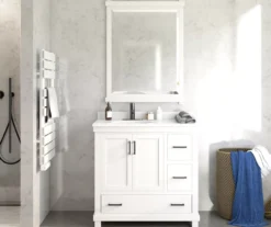 DHP Atwater Living Mills White Bathroom Vanity With Sink 13 DHP Atwater Living Mills White Bathroom Vanity With Sink -Household Items Sale 810610511 B0 5