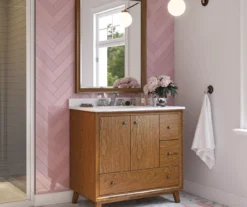 DHP Atwater Living Delias Bathroom Vanity With White Sink -Household Items Sale 810610513 B0 5