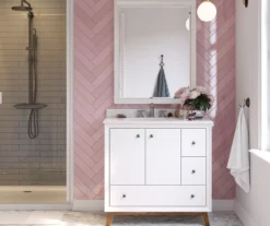 DHP Atwater Living Delias Bathroom Vanity With White Sink -Household Items Sale 810610514 B0 3