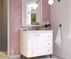 DHP Atwater Living Delias Bathroom Vanity With White Sink -Household Items Sale 810610514 B0 5