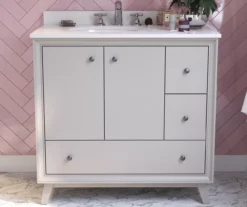 DHP Atwater Living Delias Bathroom Vanity With White Sink -Household Items Sale 810610515 B0 1