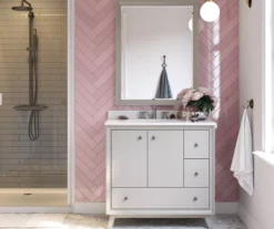 DHP Atwater Living Delias Bathroom Vanity With White Sink -Household Items Sale 810610515 B0 3