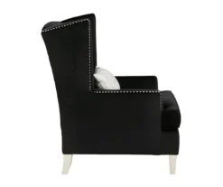 Harriotte Black Accent Chair -Household Items Sale 810612309 4