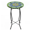 19" Peacock Feather Glass Garden Table 1 19" Peacock Feather Glass Garden Table -Household Items Sale 810612980 A0 1