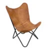 Tan Leather Butterfly Chair 2 Tan Leather Butterfly Chair -Household Items Sale 810616677 A0 2