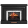 53.5" Black Petite Grand Electric Fireplace Console 2 53.5" Black Petite Grand Electric Fireplace Console -Household Items Sale 810617767 A0 1