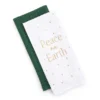 Festive Gathering "Peace On Earth" White & Green 2-Piece Kitchen Towel Set -Household Items Sale 810617963 A0