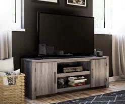 60" Aldridge Gray Oak TV Stand -Household Items Sale 810621024 A0 2