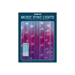 Glow-Up Music Sync LED Curtain Light Set, (3.5' X 5') 13 Glow-Up Music Sync LED Curtain Light Set, (3.5' X 5') -Household Items Sale 810621577 P0