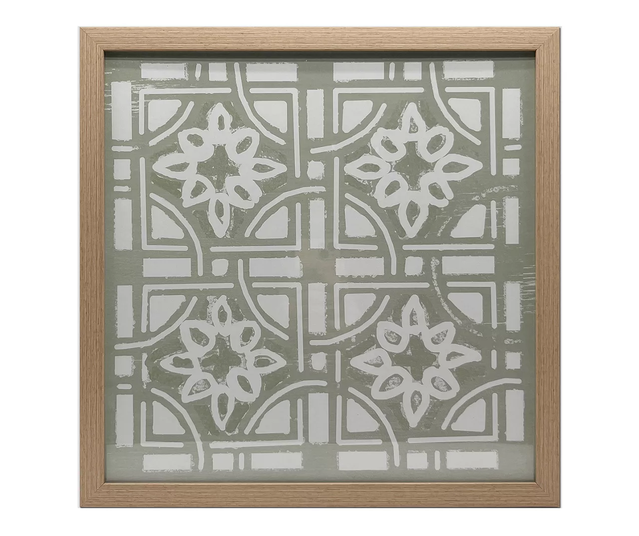 Aquastone Patina Quatrefoil Framed 2-Piece Art Decor Set 3 Aquastone Patina Quatrefoil Framed 2-Piece Art Decor Set