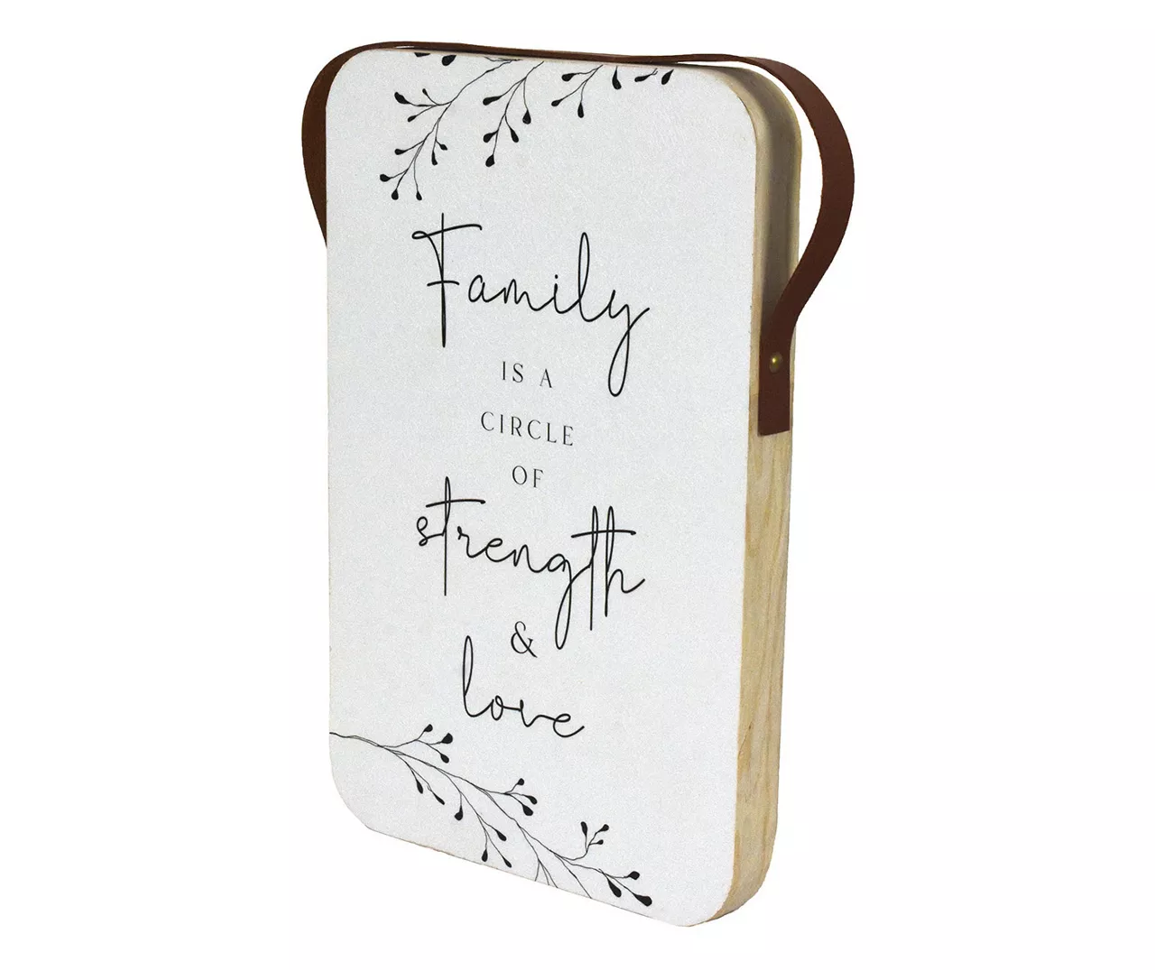 "Strength & Love" Floral Bud Hanging Wall Decor 4 "Strength & Love" Floral Bud Hanging Wall Decor - Image 2