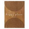 "Our Happy Place" Carve Circle Wall Decor -Household Items Sale 810628849 A0