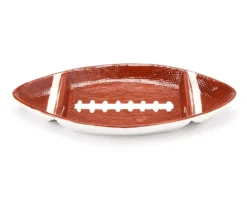 Brown Football Earthenware Serving Tray -Household Items Sale 810631595 A0 2