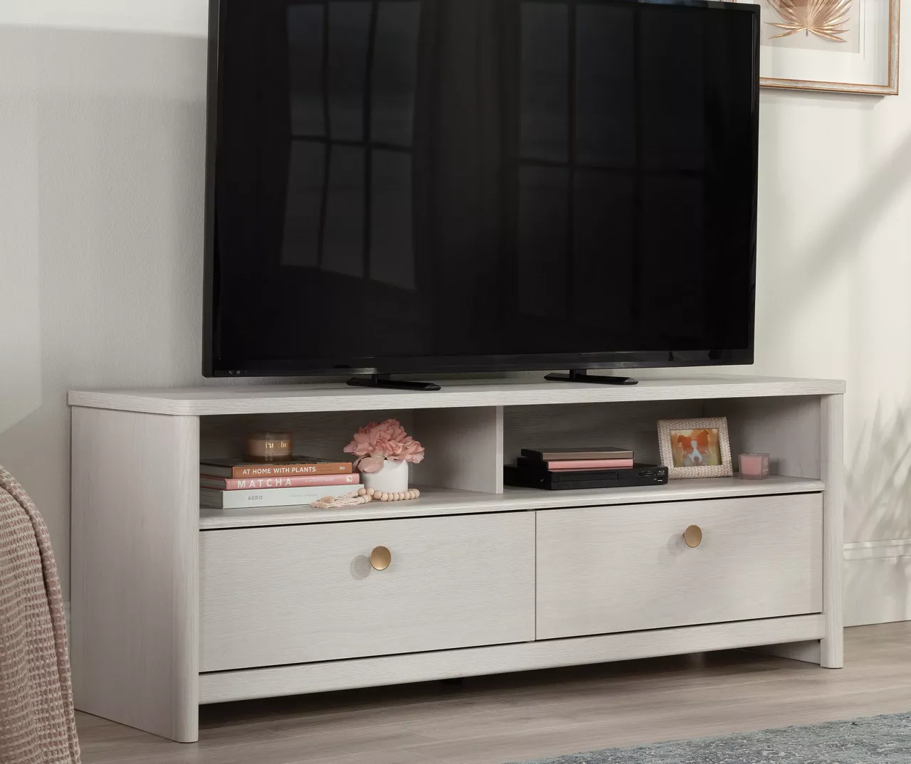 60" Dover Edge Glacier Oak TV Stand 3 60" Dover Edge Glacier Oak TV Stand