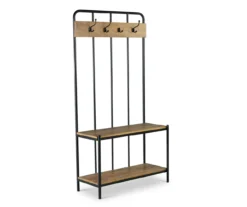 Camino Warm Honey 4-Hook Hall Tree -Household Items Sale 810680818 A0 2