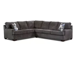 Real Living Dillon Charcoal Sectional Sofa